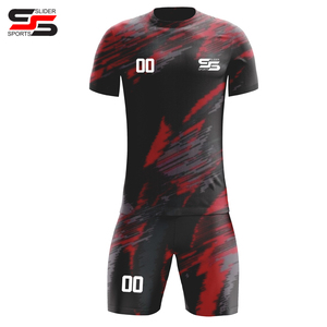 Paquete Personalizado de Uniforme de Fútbol para 11 Jugadores, Conjunto de Camiseta y Pantalones Cortos, Venta al Por Mayor OEM - Product Image 1