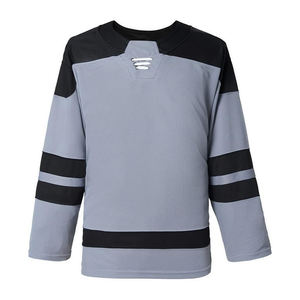 Maillot de hockey sur glace de broderie de chemise de hockey sur glace de haute équipe - Product Image 1