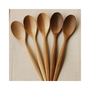 Cuchara de madera ecológica de color natural con forma personalizada de gran venta para cocina de Vietnam - Product Image 3