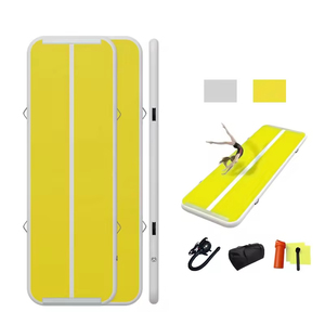 Taille 6m/8m/10m/12m/15m/20m piste d'air gonflable usine de gymnastique Logo personnalisé tapis de culbutage sol d'air <span class=keywords><strong>Airtrack</strong></span> - Product Image 5