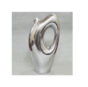 Vase Royal Moderne à Fleurs Décoratif en Métal Couleur Finition Taille M pour Intérieur Bureau Salon Décoration de Sol - Product Image 6