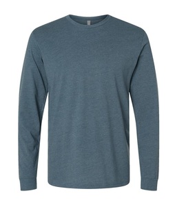 เสื้อยืดแขนยาวถักสำหรับผู้ชายเสื้อยืดลายแบบกำหนดเองและออกแบบได้ตามที่ต้องการ - Product Image 3