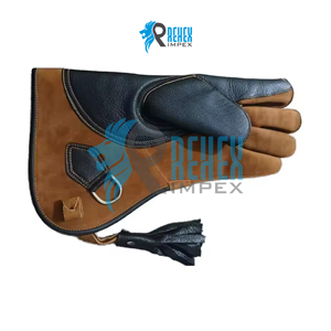 ถุงมือสำหรับเลี้ยงนกเหยี่ยวแบบสั่งทำพิเศษ RehexImpex 2026 ยาว 11 นิ้ว พร้อมชื่อสลักด้วยเลเซอร์ที่ข้อมือ และวัสดุสองชั้นที่ทนทาน - Product Image 4