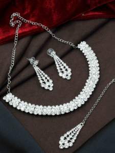 Alex Jewellery -Charming Reflections Collar de Gargantilla de diamantes austriacos Conjunto de joyas - Product Image 2