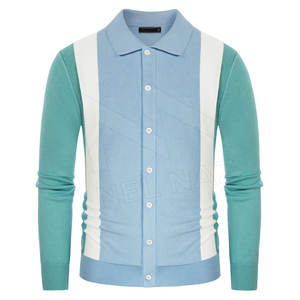 Nouvel arrivage de pull-over tricoté personnalisé en laine de style designer pour hommes, respirant, style décontracté, tricoté à la main par Master Artisans - Product Image 1