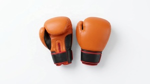 Guantes de Boxeo Profesionales de Alta Calidad, Material de Cuero, Cierre de Gancho y Bucle Personalizable, Transpirables, Antideslizantes, Unisex, 14oz - Product Image 2