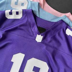 Camiseta de fútbol de malla para jóvenes, ropa de práctica de entrenamiento atlético duradera transpirable ligera personalizada para hombres y mujeres - Product Image 4