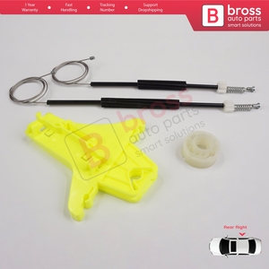 Kit de réparation de lève-vitre arrière droit BWR5486 pour Golf MK7 5G 2012-2021 5 portes 5G4839462 - Product Image 3