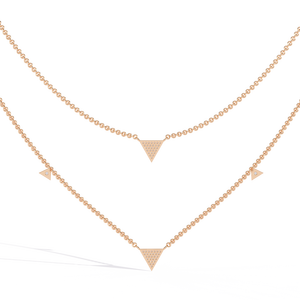 สร้อยคอทอง18K ประดับเพชรสำหรับสุภาพสตรีอุปกรณ์เสริมระดับพรีเมียม - Product Image 6