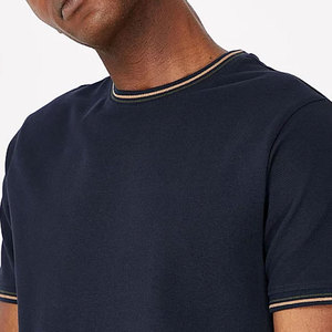 Haus เสื้อทีเชิ้ตดีไซน์เนอร์ผู้ชายแขนสั้นผ้าคอตตอน100% ปักลายเสือดาวมีหลายสีแบบอุตสาหกรรม - Product Image 6