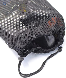Mesh <b>Drawstring</b> <b>Backpack</b> Portable Polyester Storage Bag with Earphone Pocket for Gym and Travel and Gift Packaging - Product Image 5