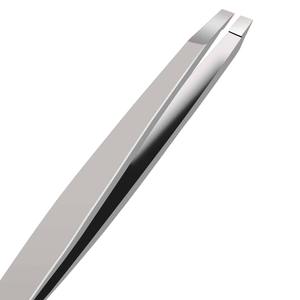 Pince à épiler à sourcils en acier inoxydable avec logo personnalisé de marque à achat direct prix d'usine - Product Image 6