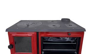 Poêle à bois en fonte avec four – Élégance classique, confort moderne - Product Image 2