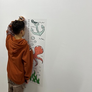 Staticpaper mô hình-6 xách tay bền Polystyrene khô-xóa biểu đồ tăng trưởng tái sử dụng tĩnh điện trẻ em Hội Đồng Quản trị có thể gập lại - Product Image 6