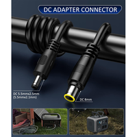 Connecteur de panneau solaire répartiteur de câble d'extension 4-en-1 pour connecteur Anderson adaptateur DC 8mm 5.5mm connecteur femelle XT60