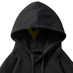 Vente en gros de service OEM sweats à capuche à épaules tombantes pour hommes légers de couleur unie sweats à capuche à épaules tombantes - Product Image 3