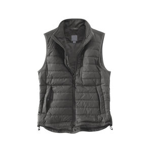 Chaleco acolchado ligero de pato de invierno personalizado para hombre, chaqueta acolchada sin mangas resistente al agua, chaqueta acolchada de algodón de talla grande para exteriores - Product Image 1