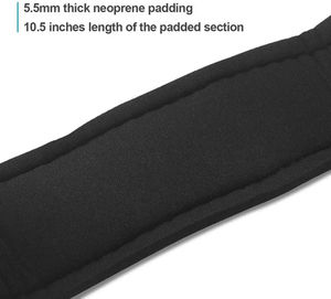 Sangle de cheville de haute qualité en néoprène rembourrée avec anneau en D, sangle de cheville pour exercices de haute résistance, sangle de cheville personnalisée pour la salle de sport - Product Image 5