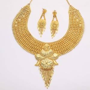 Colliers en plaqué or pour mariage et occasion spéciale Bijoux cadeau pour femme Cuivre et laiton chapado en oro oro laminado - Product Image 1