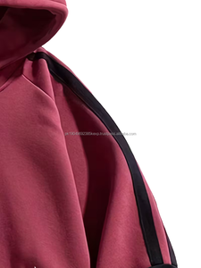 Sweat-shirt à capuche personnalisé 2025, uni, grande taille, sweat-shirt pour homme, pull-over de luxe, sweat-shirt en coton lourd pour homme - Product Image 4