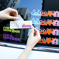 Lettre de vinyle PVC résistant aux intempéries personnalisé UV bannière pare-brise de voiture fenêtre autocollant décalcomanies découpées logo transfert pare-brise