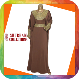 Venta al por mayor de ropa de mujer nigeriana vestidos caftán marroquíes exportador de la India a precio bajo - Product Image 2