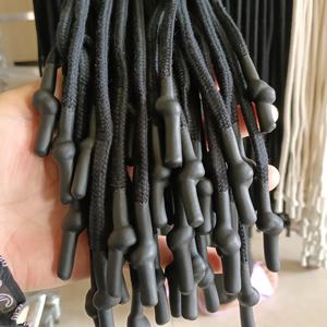 Custom Rope <b>Braided</b> <b>Cord</b> Draw Cords for Hoodie Cotton Silicone Twisted Dipped End Draw <b>Cord</b> Waterproof Garment - Product Image 5