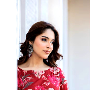 La mejor calidad, fácil de usar, estampado y bordado de Kurti de algodón Sexy indio, estampado Floral Digital y pantalón bordado y Dupatta - Product Image 3