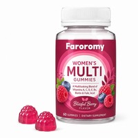 Complément Alimentaire Multi-Gummies pour Femmes OEM, Saveur Baies Exquises, 60 Comprimés, Mélange de Vitamines pour le Bien-être Quotidien