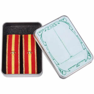 สวมใส่อย่างเป็นทางการอินทรธนูไหล่ที่ออกแบบด้วยสีทองประดับพู่สำหรับขบวนพาเหรดและชุดเดรส - Product Image 6