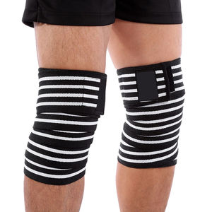 Neoprene Rubber Compression <b>Knee</b> <b>Brace</b> Premium Quality Heavy Duty Fitness Workout Bracelet Custom Logo Print for Weight - Product Image 4