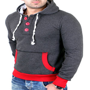 Sweat-shirts à capuche pour hommes et femmes - 100% coton molletonné, épais, hiver, logo personnalisé numérique, séchage rapide, respirant - Product Image 1