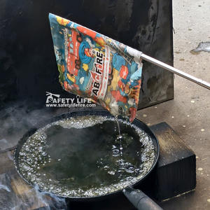 Extincteurs <span class=keywords><strong>de</strong></span> <span class=keywords><strong>type</strong></span> K pour les incendies d'huile et <span class=keywords><strong>de</strong></span> graisse dans la cuisine, classe K/F, couleur violette, pour les cuisines <span class=keywords><strong>de</strong></span> restaurant, sachets d'agent nettoyant <span class=keywords><strong>de</strong></span> 170 g - Product Image 4