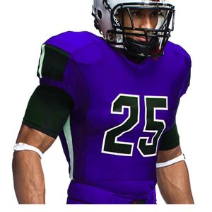 Service OEM, vêtements d'été pour adultes, ensembles d'uniformes de football américain, manches courtes, 100% polyester, antibactérien, vente en gros, dernier style - Product Image 3