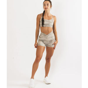 Pantalones cortos de cintura alta para mujer, pantalones cortos de moda con realce de glúteos, mallas deportivas para correr, pantalones cortos elásticos para Yoga - Product Image 6