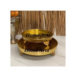 Juego de 2 Bandejas de Servicio de Acero Inoxidable, Tamaño y Forma Personalizados, Bandeja para Servir Té, Café y Dátiles en Venta - Product Image 6