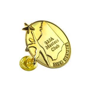 Fabricación personalizada Die Struck Metal Logo Pin de solapa Oro - Product Image 2