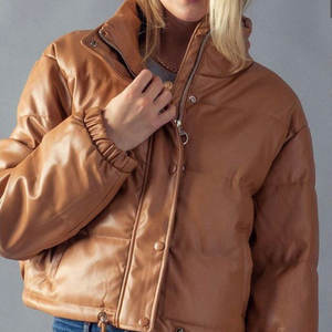 Chaqueta Acolchada para Mujer, Color Personalizable, Diseño Acolchado, Invierno, Elegante, Cálida, Transpirable, Rellena de Algodón - Product Image 4