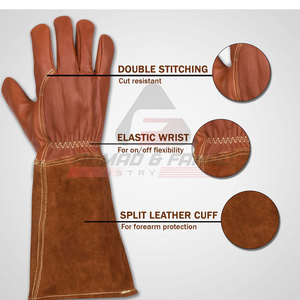 Venta al por mayor de guantes de seguridad transpirables de soldadura para uso en invierno al aire libre ropa de seguridad guantes de corte - Product Image 4