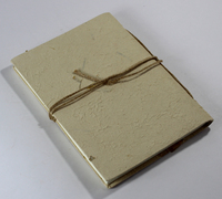 Papier de coton recyclé fait à la main écologique Style antique Khata Bahi Vintage Journal papier de chanvre couverture souple