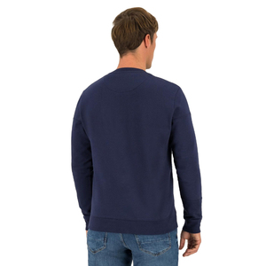 Wholesale Men's 100% Cotton O-Neck Pullover <b>Sweatshirt</b> High Quality Solid Fleece Winter <b>Sweatshirt</b> with Silk Screen Printing - Product Image 4