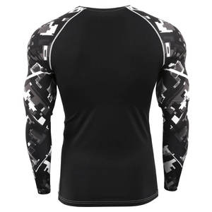 Made in Pakistan OEM Mens Jiu Jitsu <b>Rashguard</b> <b>BJJ</b> MMA Compression Shirt Quick Dry Sportswear for Grappling No Gi Custom - Product Image 2