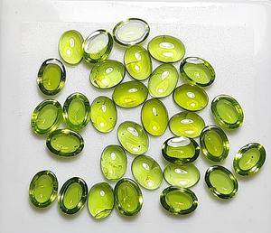 Peridoto Verde Natural, Corte Ovalado Facetado, Gema para Joyería, Anillos, Aretes, Tamaño 3x5 8x10mm - Product Image 2