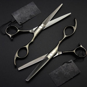 Tijeras de peluquería, tijeras de corte de pelo de acero inoxidable para salón, Material personalizado, tijeras de peluquero con logotipo personalizado - Product Image 4
