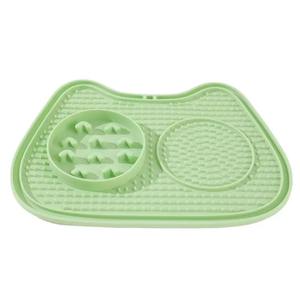 Portable <b>Silicone</b> Dog Licking Pad & Outdoor Slow Feeding Bowl Accessories Reduces Eating Speed for Small Animals - Product Image 2