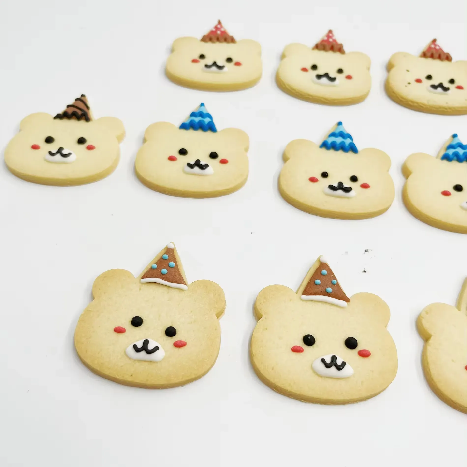 Hecho a mano DIY oso galleta decorada comida para los entusiastas de las galletas mejor venta 10 PCS en una bolsa