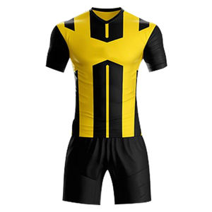 Maillots et uniformes de football personnalisés par sublimation avec logos et couleurs personnalisés, 100% polyester - Fabriqués sur commande - Product Image 1