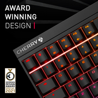 Clavier de Jeu Mécanique Filaire Original CHERRY MX 2.0S Rétroéclairage RGB Switches MX Connexion USB-A Noir Conçu en Allemagne