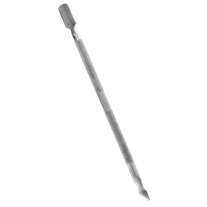 OEM & ODM Poussoir à cuticules en acier inoxydable à double extrémité personnalisé pour Nail Art Fournisseur professionnel Vente pour le nettoyage des ongles - Product Image 5