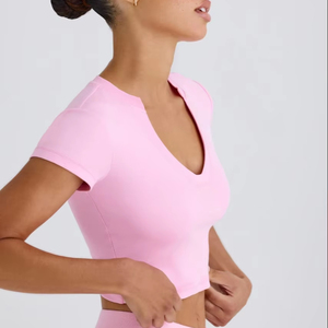 Nouveau Yoga hauts femmes Sexy Gym vêtements de sport gilet Fitness serré femme vêtements sans manches course chemise séchage rapide Yoga débardeur - Product Image 6